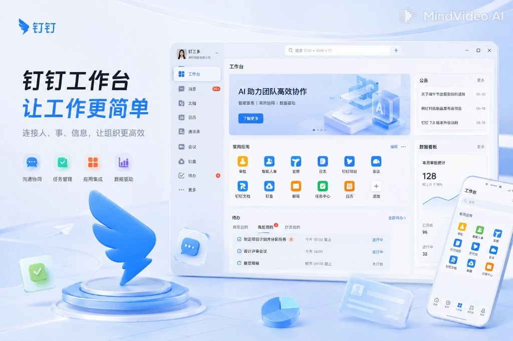 钉钉企业级即时通讯与消息已读